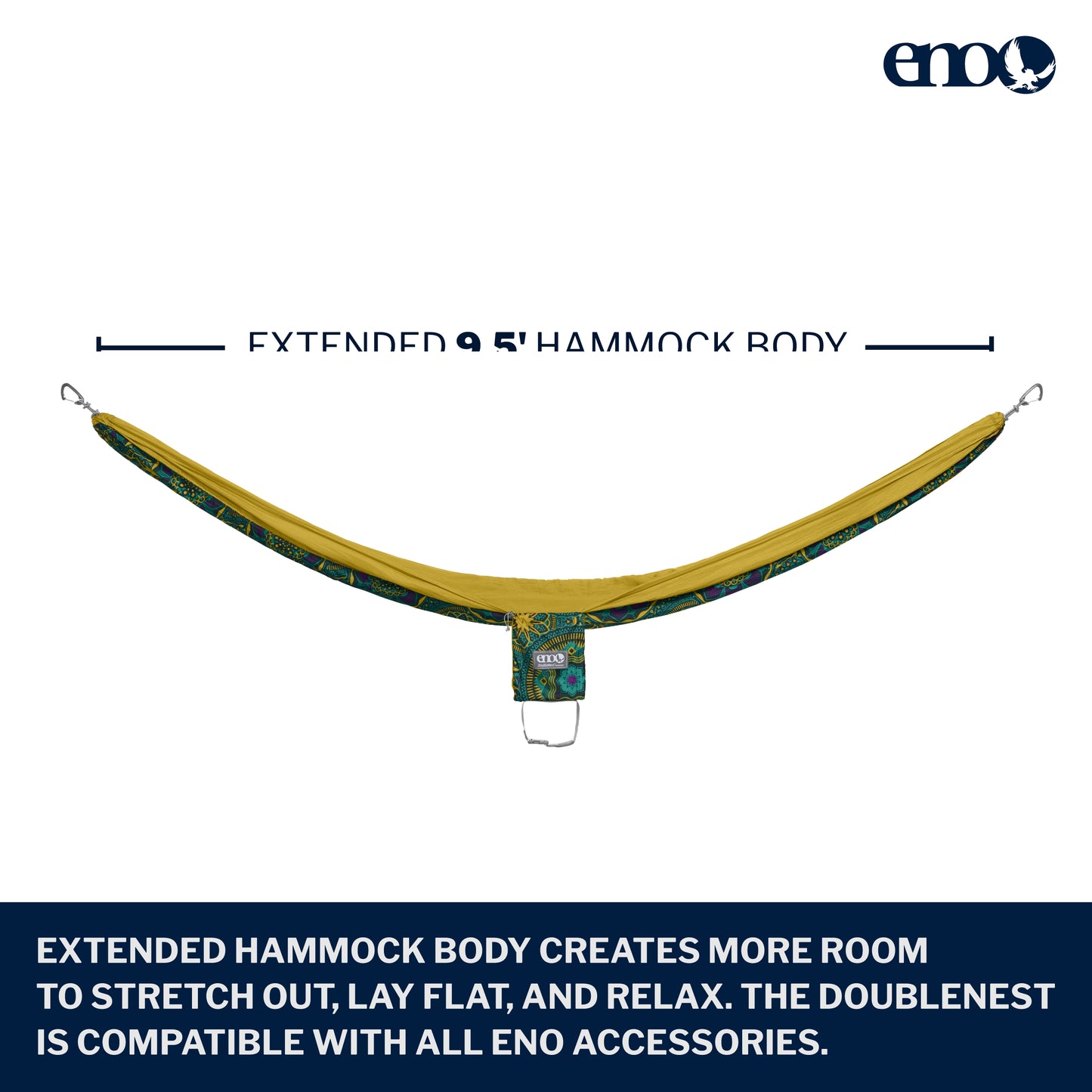 ENO, Eagles Nest Outfitters Underbelly Gear Sling, Hammock Accessory, Charcoal