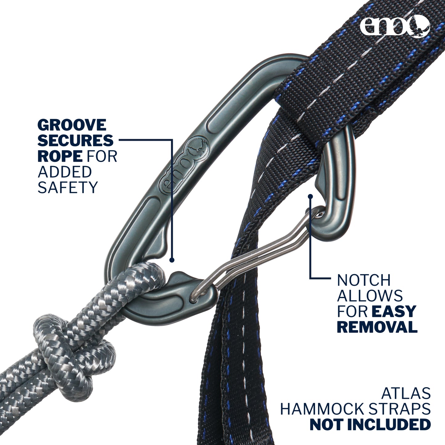 ENO, Eagles Nest Outfitters Underbelly Gear Sling, Hammock Accessory, Charcoal