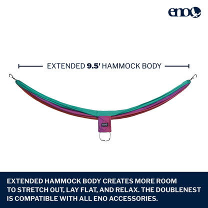 ENO, TravelNest Hammock & Straps Combo, Charcoal