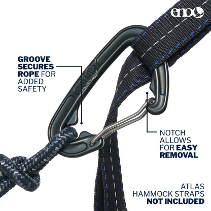 ENO, TravelNest Hammock & Straps Combo, Charcoal