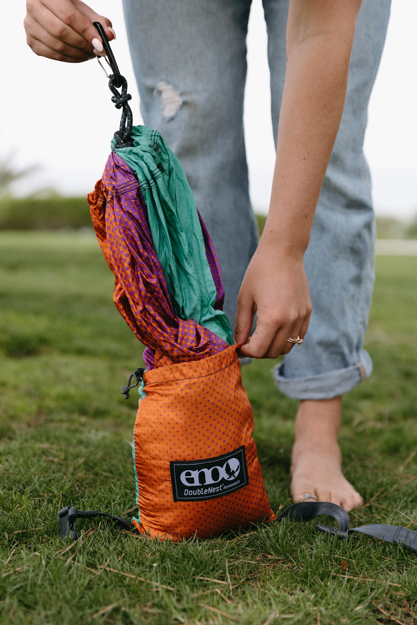 ENO, TravelNest Hammock & Straps Combo, Charcoal