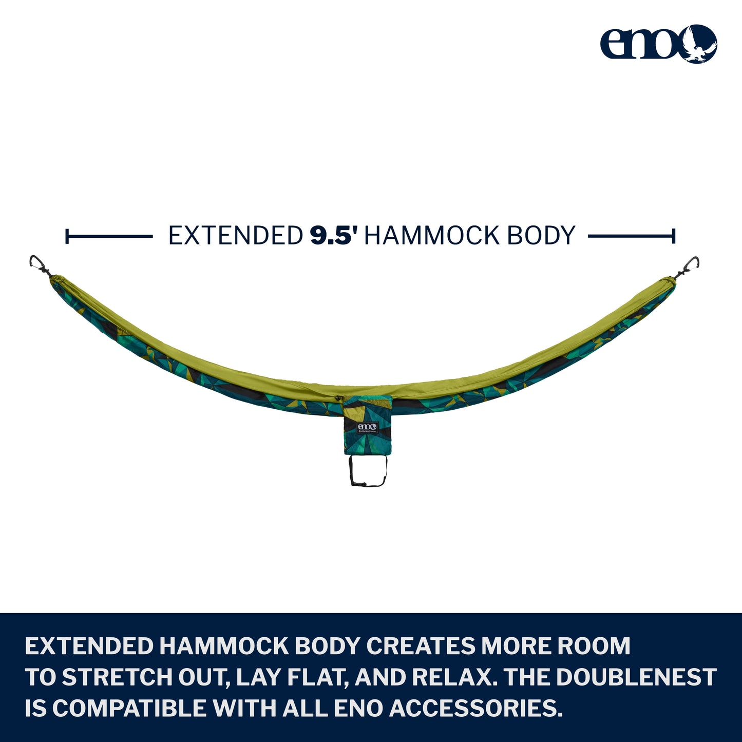 ENO, TravelNest Hammock & Straps Combo, Moss
