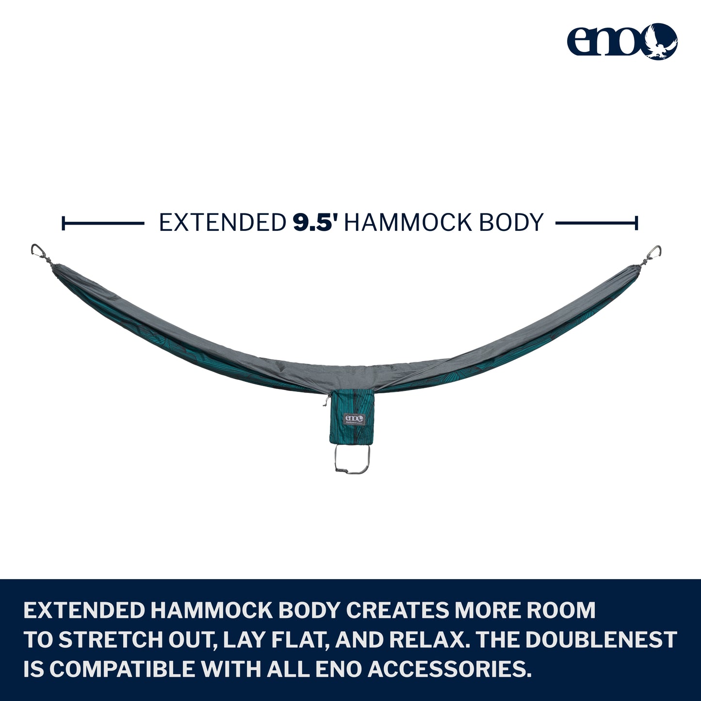 ENO, TravelNest Hammock & Straps Combo, Marine