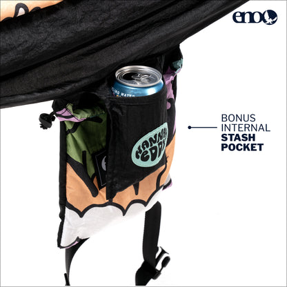 ENO, Eagles Nest Outfitters Deluxe Hammock Hanging Kit, Take Your Hammock Inside, Charcoal