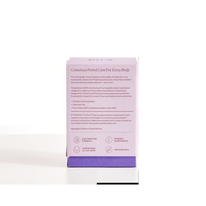 DivaCup - BPA-Free Reusable Menstrual Cup - Leak-Free Feminine Hygiene - Tampon and Pad Alternative - Up to 12 Hours of Protection - Model 1