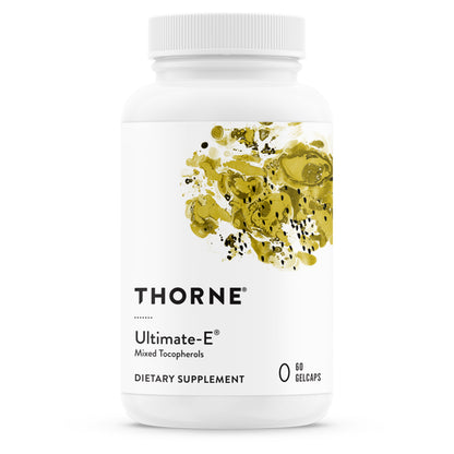 Thorne Ultimate-E - Contains All of the Natural Forms of Vitamin E - 60 Gelcaps