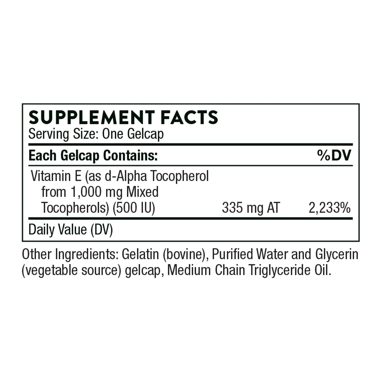 Thorne Ultimate-E - Contains All of the Natural Forms of Vitamin E - 60 Gelcaps