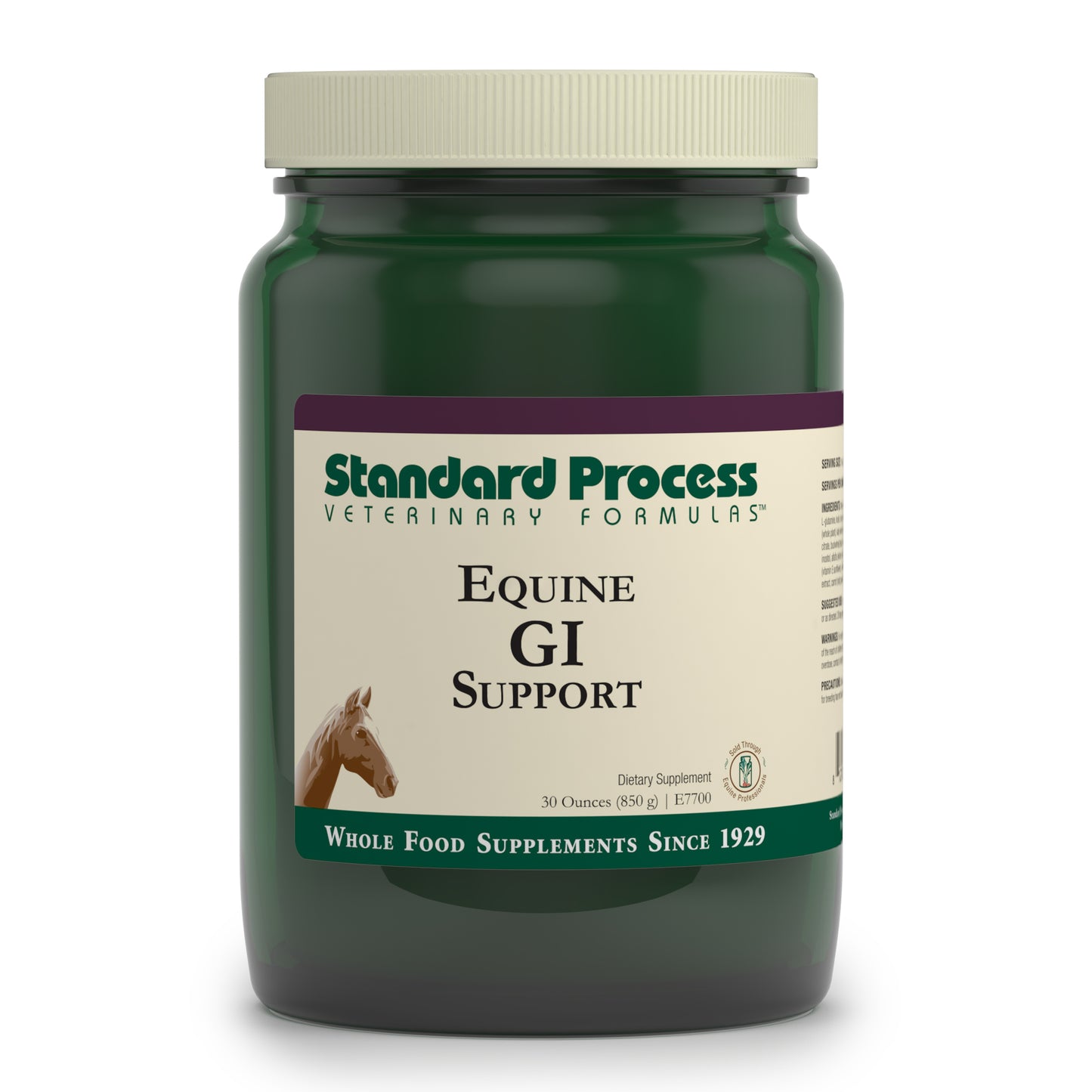 Standard Process Equine GI Support - Whole Food Horse Supplies for Digestive Health and Liver Support with Magnesium Citrate, Buckwheat, Sunflower Lecithin, Kale, Inulin, Brussels Sprouts - 30 Ounce