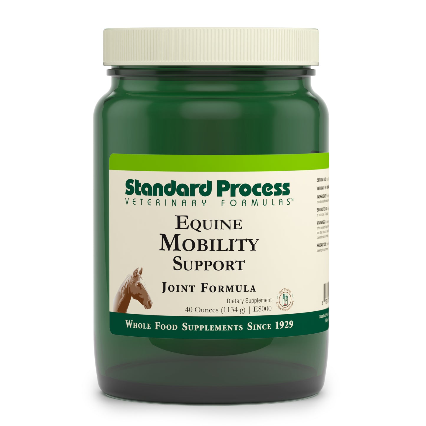 Standard Process Equine Mobility Support - Whole Food Horse Supplies for Antioxidant, Flexibility and Joint Support - Joint Supplement with Ginger Root, Glucosamine Sulfate, Chondroitin Sulfate - 40oz