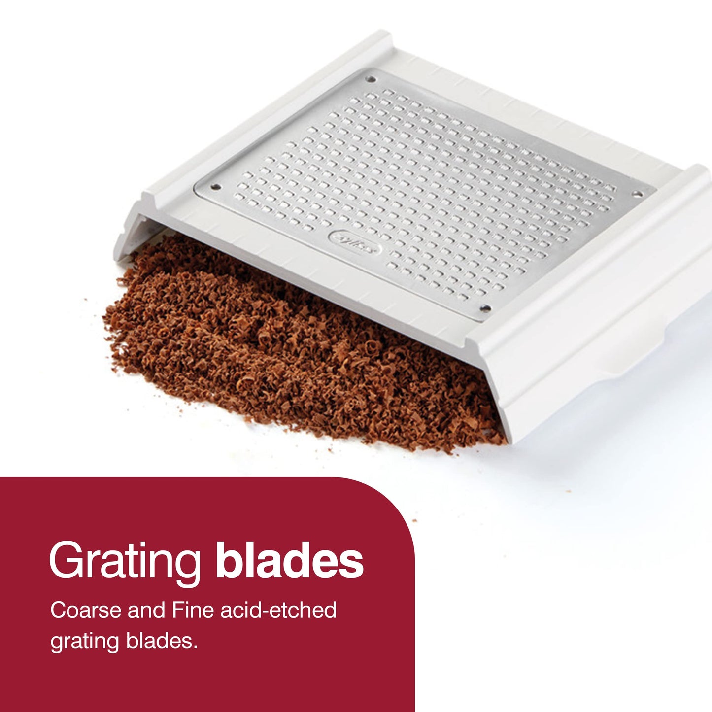 Zyliss 4 in 1 Slicer Grater - Vegetable Cutter, Adjustable and Collapsible with Non-Slip Grip