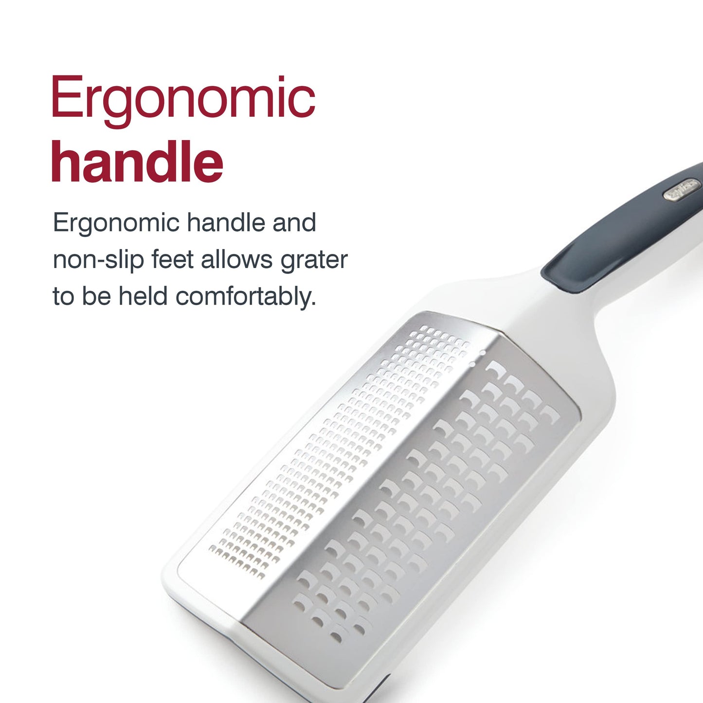 Zyliss SmoothGlide Dual Grater, One Size, White