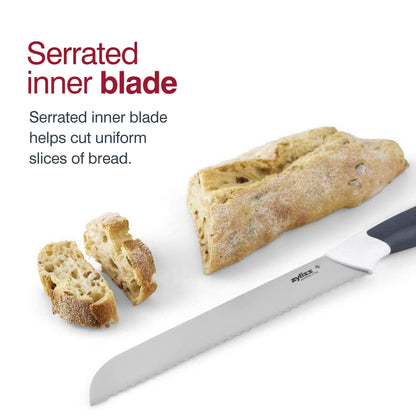 Zyliss E920208U Comfort Bread Knife, 8 inches White