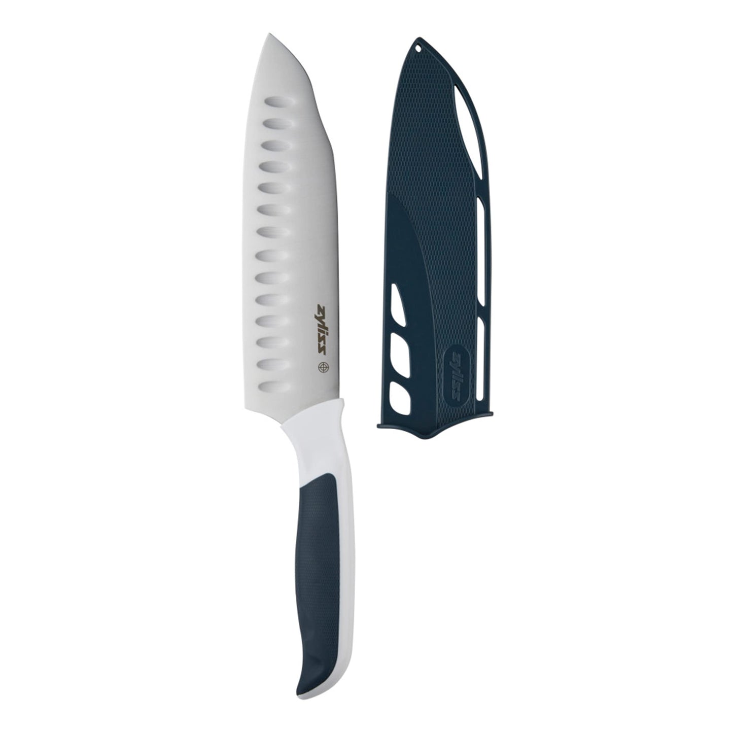 Zyliss E920212U Comfort Santoku Knife, 5.25 inches White