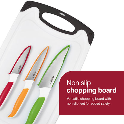 ZYLISS 4 Piece Cutting Board & Knife Set, 1EA