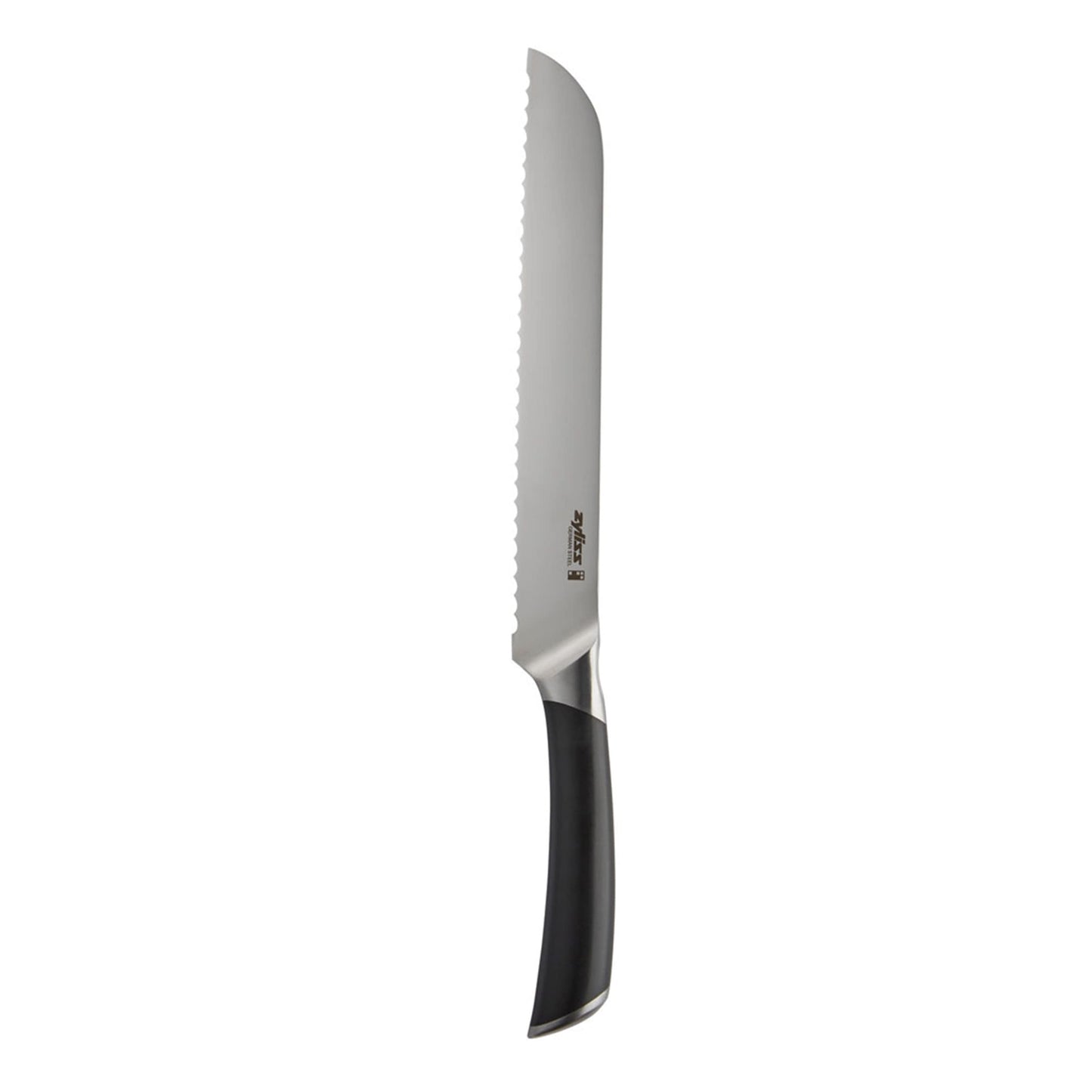 Zyliss Comfort Pro 8" Bread Knife - Ice Hardened German Steel Kitchen Cutlery, Black/Stainless Steel