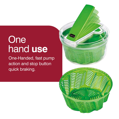 Zyliss E940005U Salad Spinner, Large, Green