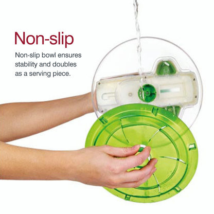 Zyliss E940005U Salad Spinner, Large, Green