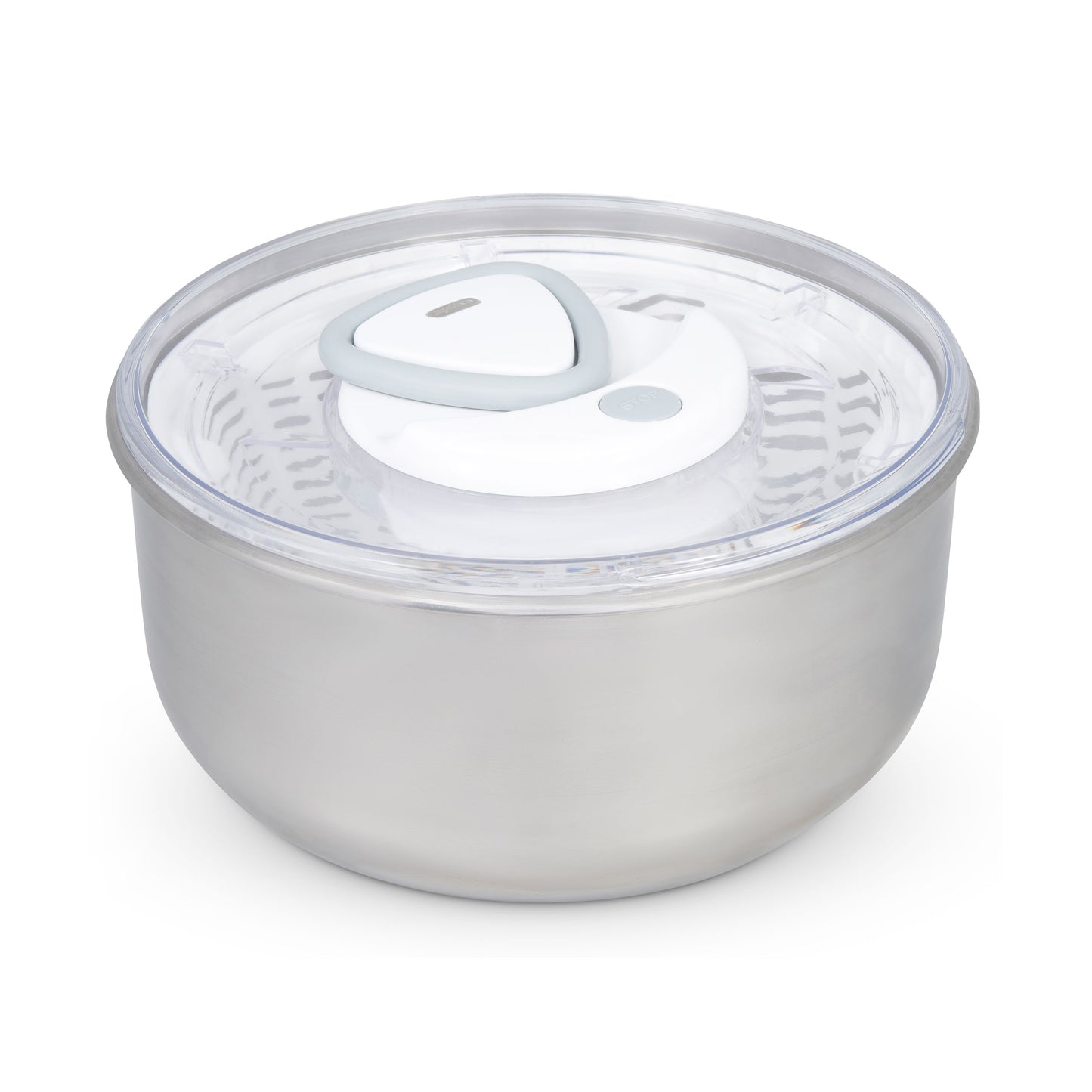 Zyliss Easy Spin¬Æ Salad Spinner, Stainless Steel