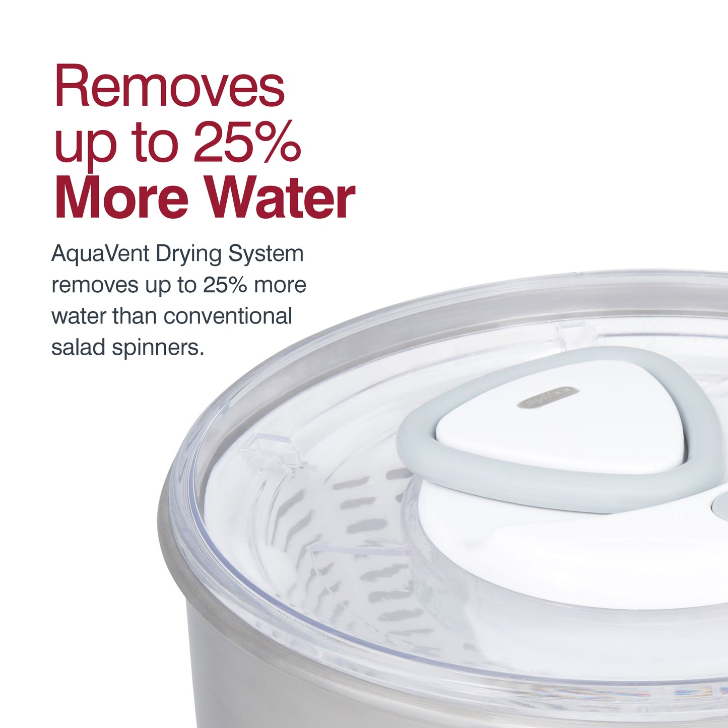 Zyliss Easy Spin¬Æ Salad Spinner, Stainless Steel