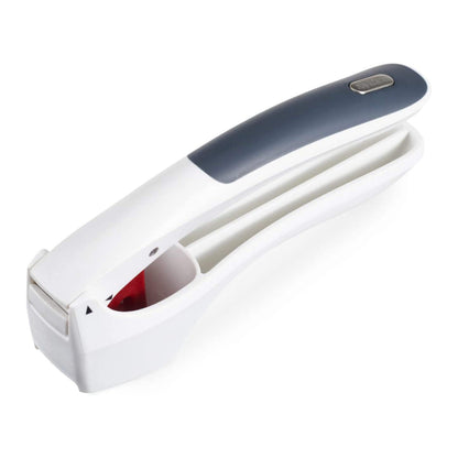 Zyliss Easy Clean Garlic Press - No Need To Peel, Crusher, Mincer - White, Grey