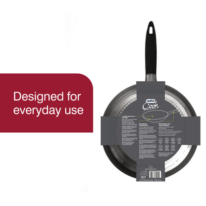 ZYLISS Cookware 9.5" Nonstick Fry Pan - Oven, Dishwasher, Induction and Metal Utensil Safe Cooking - Heavy Duty Forged Aluminum with Sturdy Riveted Handle