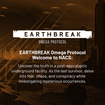 Hunt A Killer Earth Break Omega Protocol Season 1 Complete Box Set - Sci-Fi Mystery Game with Evidence & Puzzles - Solve Mystery at Date Night or Family Game Night