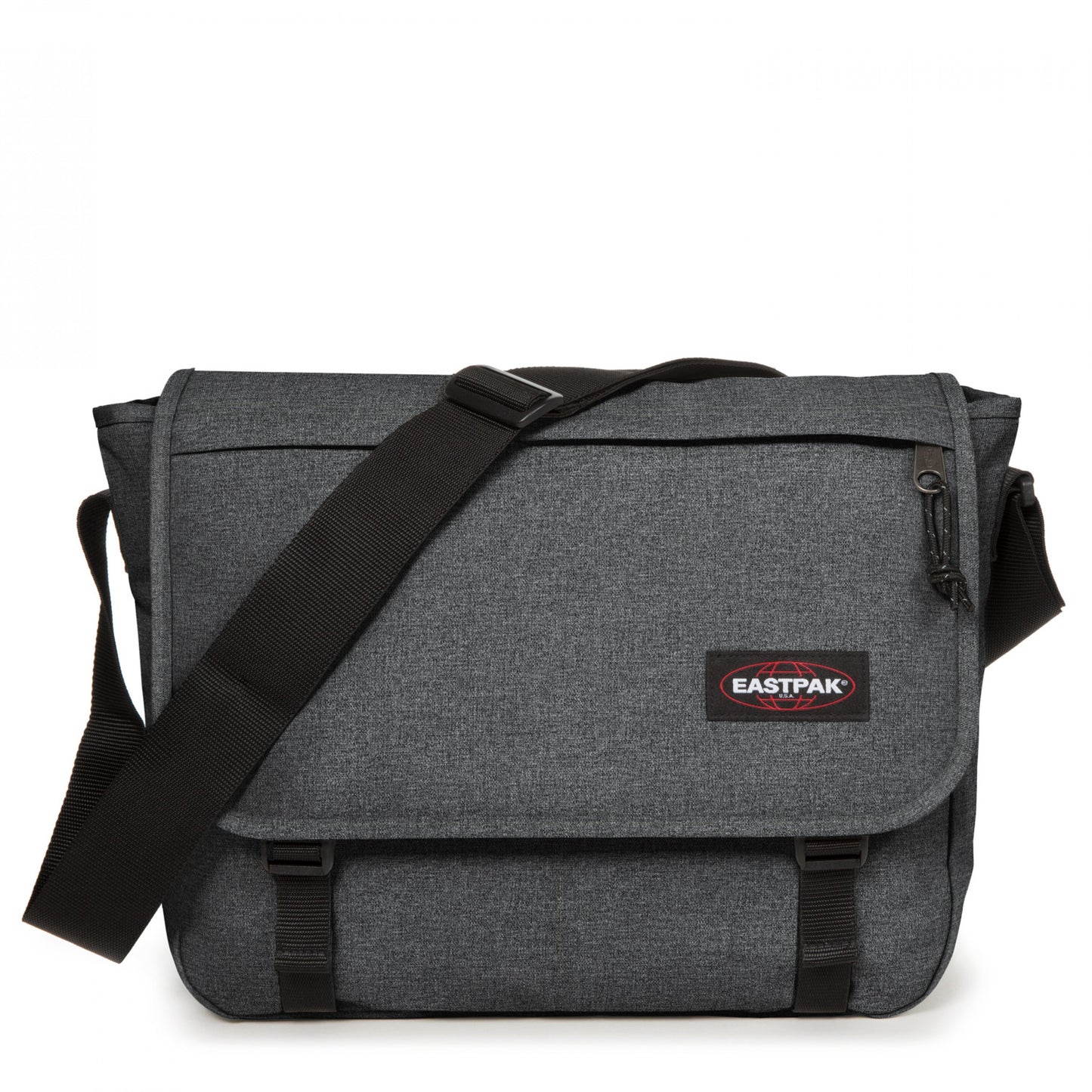 Eastpak Delegate + Messenger Bag - Laptop Bag for School, Travel, Work, or Bookbag - Black Denim