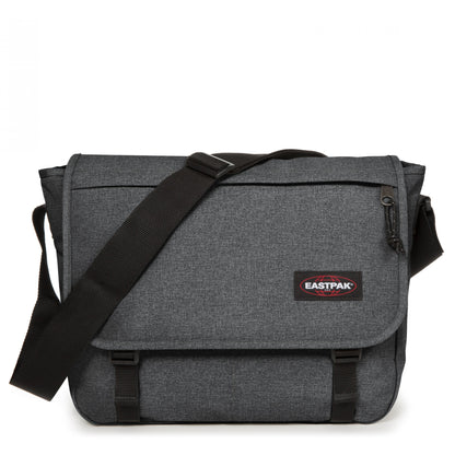 Eastpak Delegate + Messenger Bag - Laptop Bag for School, Travel, Work, or Bookbag - Black Denim