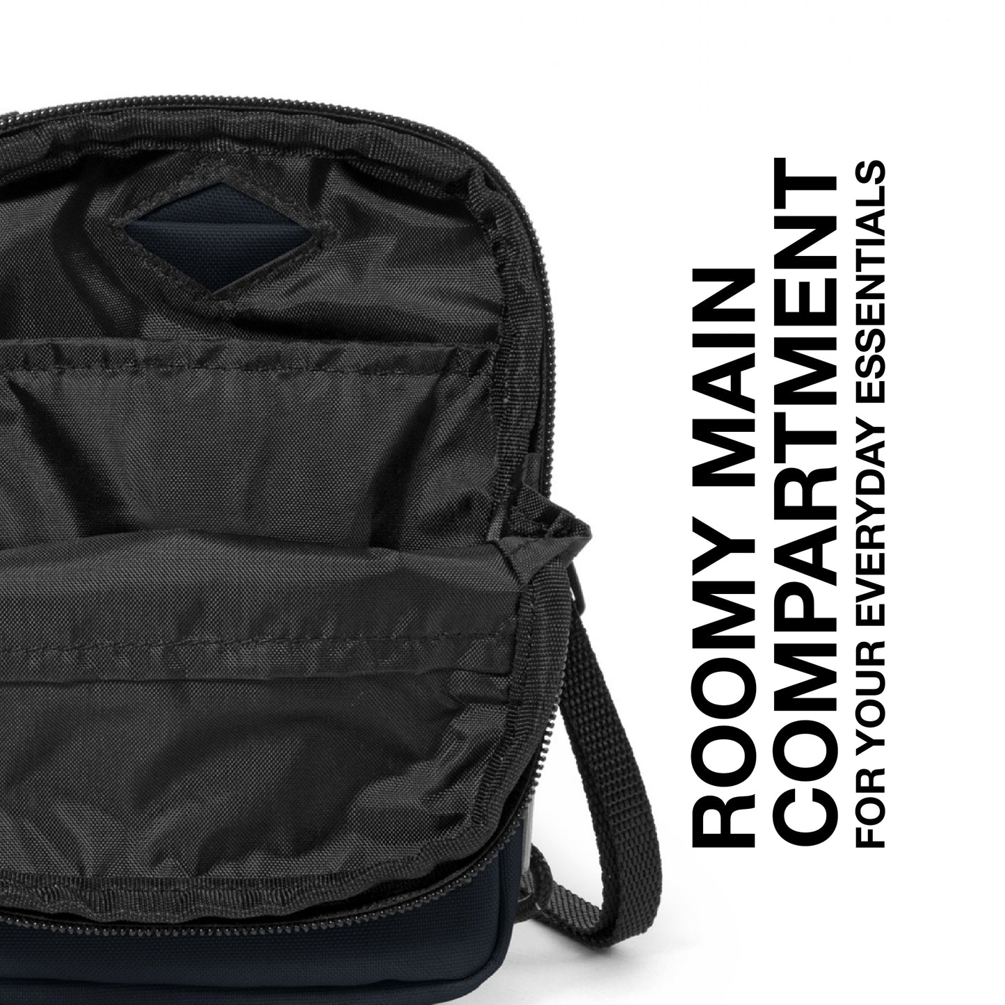 Eastpak Buddy Shoulder Bag - Storage for Keys, Wallet, and More - Cloud Navy