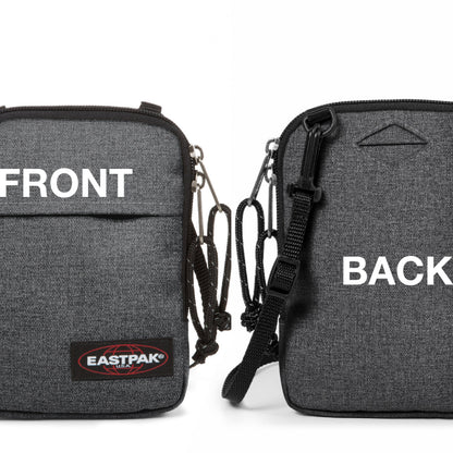 Eastpak Buddy Shoulder Bag - Storage for Keys, Wallet, and More - Black Denim