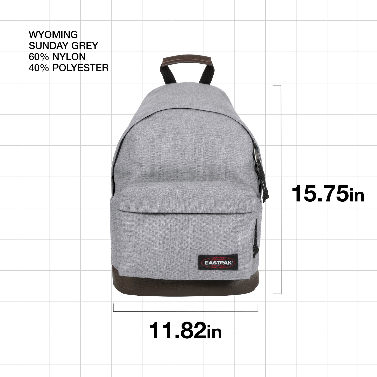Eastpak Wyoming - Backpack - Bag for School, Travel, Work, or Bookbag - Sunday Grey