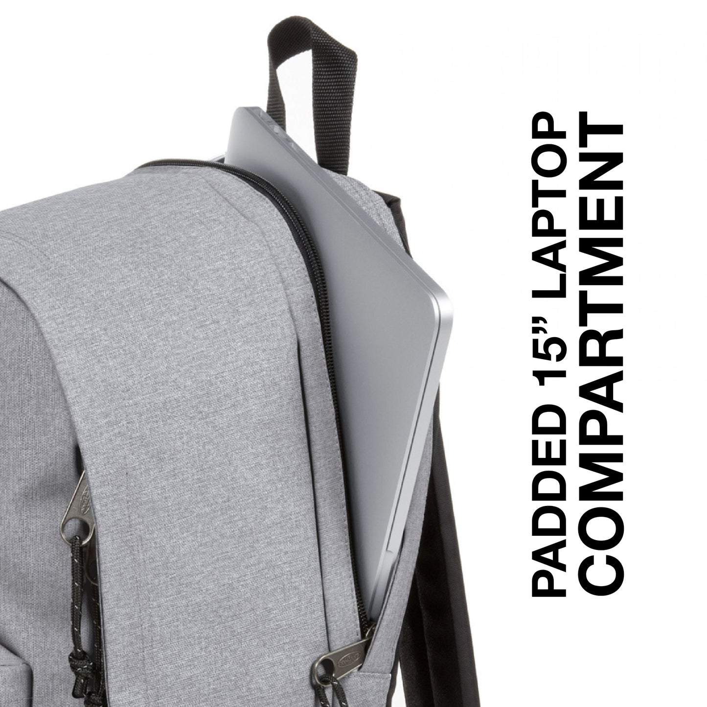 Eastpak Back to Work Backpack - Bag for School, Laptop, Travel, Work, or Bookbag - Sunday Grey
