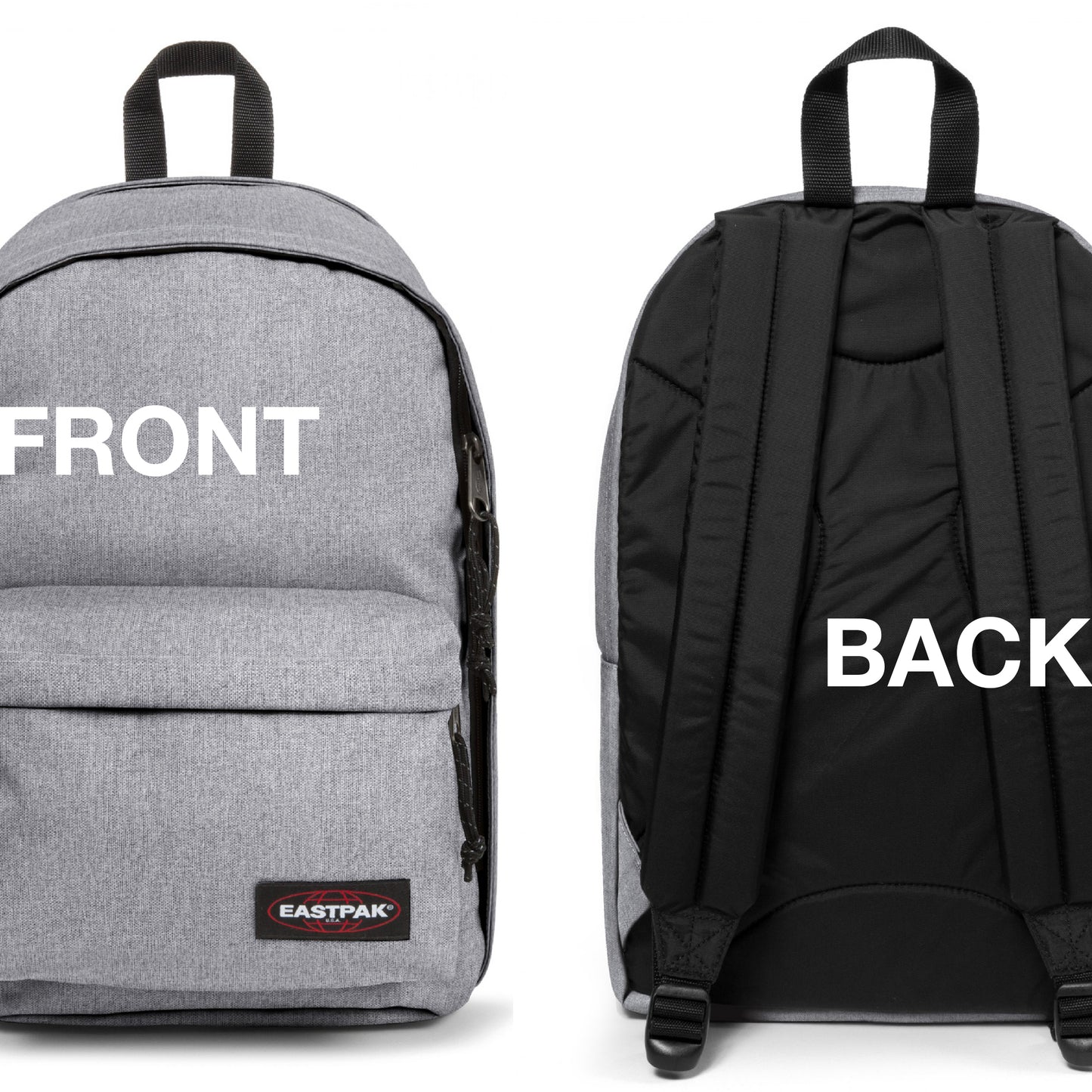 Eastpak Back to Work Backpack - Bag for School, Laptop, Travel, Work, or Bookbag - Sunday Grey