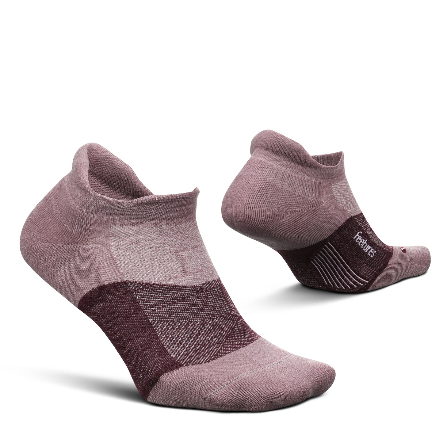 Feetures Merino 10 Ultra Light No Show Tab Sock (1 Pair) Small, Spiced