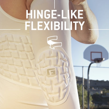 G-Form Padded Pro Team Basketball Sleeve - Arm Sleeves for Men & Women - White, Adult Small/Medium