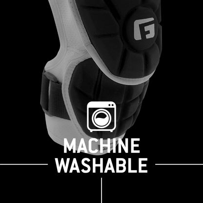 G-Form Elite Batter's Baseball Elbow Guard - Forearm Guards & Elbow Pads - Black/White Logo/White, Adult L/XL