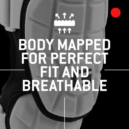 G-Form Elite Batter's Baseball Elbow Guard - Forearm Guards & Elbow Pads - White/Black Logo/Black, Adult L/XL