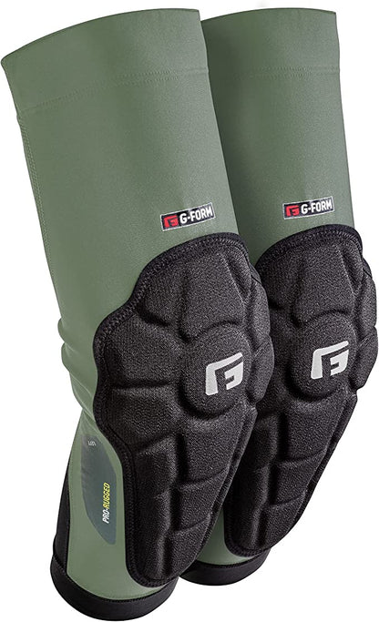 G-Form Pro-Rugged MTB Elbow Pads - Pads Dirt Bike Gear - Elbow Pads - Army Green, Adult XS