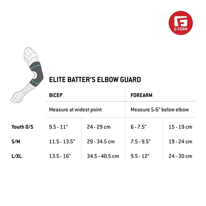 G-Form Youth Elite Speed Batter's Baseball Elbow Guard - Elbow Pad with Adjustable Straps - Stars and Stripes, Youth