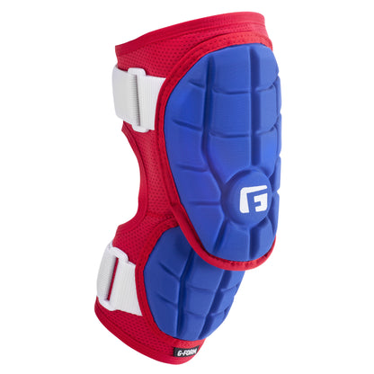 G-Form Elite 2 Batter Elbow Guard, Red/Royal, Adult L/XL