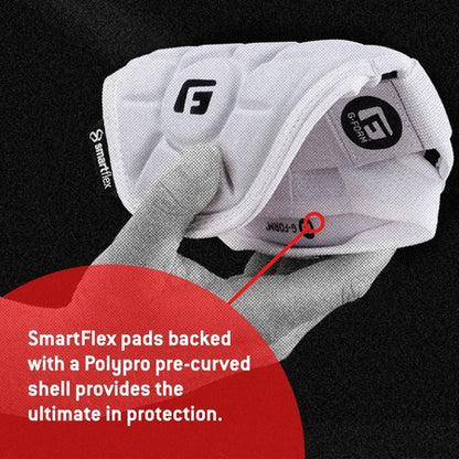 G-Form Elite Speed Batter's Baseball Elbow Guard - Elbow Pad with Adjustable Straps - Gray, Adult L/XL