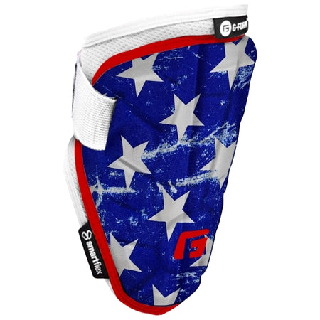 G-Form Elite Speed Batter's Baseball Elbow Guard - Elbow Pad with Adjustable Straps - Stars and Stripes, Adult S/M