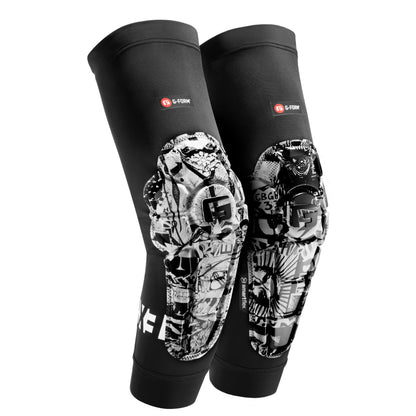 G-Form Pro-X3 Elbow Guards - Dirt Bike & Mountain Bike Elbow Pad - Bike Accessories - Street Art, Adult Medium
