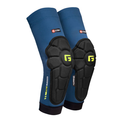 G-Form Pro-Rugged 2 MTB Elbow Guards - Dirt Bike Gear - Elbow Pads - Storm Blue, Adult XS