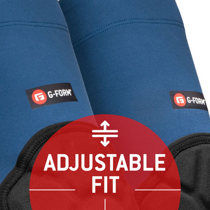 G-Form Pro-Rugged 2 MTB Elbow Guards - Dirt Bike Gear - Elbow Pads - Storm Blue, Adult Small