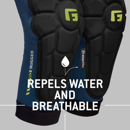 G-Form Pro-Rugged 2 MTB Elbow Guards - Dirt Bike Gear - Elbow Pads - Storm Blue, Adult XL