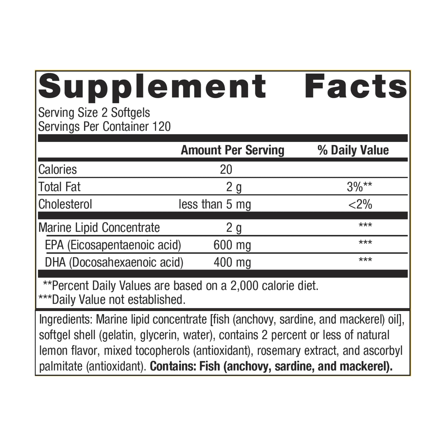 Metagenics OmegaGenics EPA-DHA 500mg - Daily Omega 3 Fish Oil Supplement to Support Cardiovascular, Musculoskeletal and Immune System Health - 240 Count