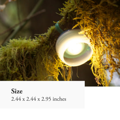 Snow Peak Hozuki Lantern - Battery-Powered Light for Desk & Camp Table with Hanging Hook - 5.8 oz - Snow