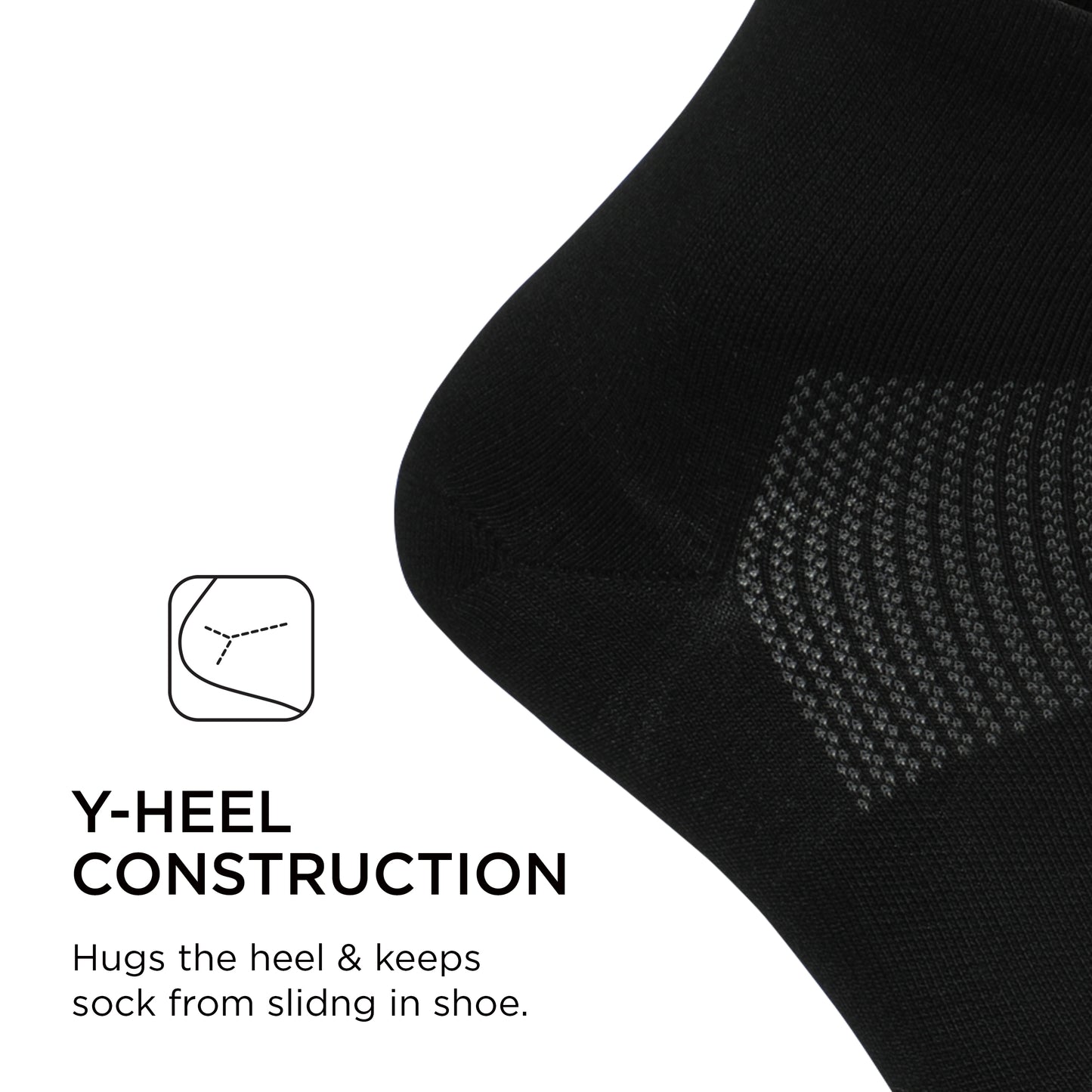 Feetures High Performance Ultra Light Quarter- Running Socks for Men & Women, Moisture Wicking- Medium, Black