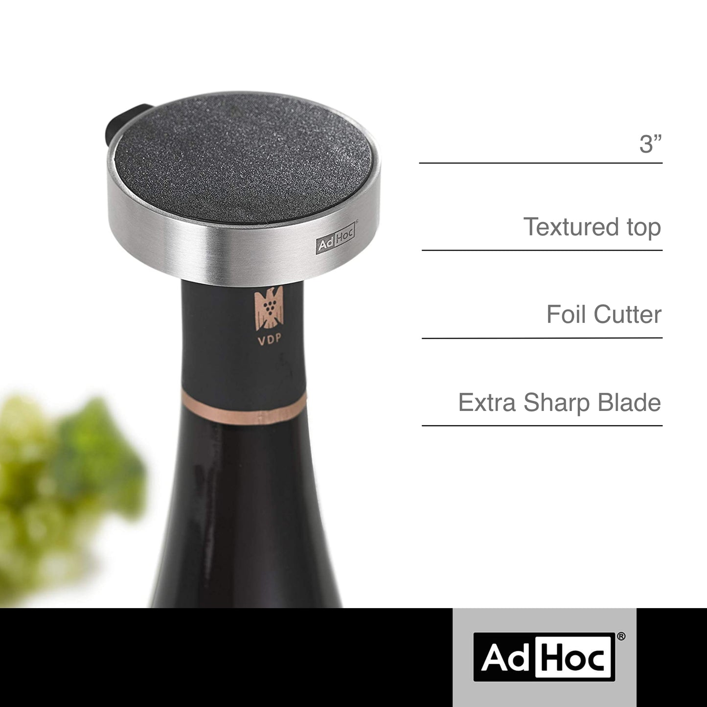 AdHoc Cutty Foil Cutter, 3", Black
